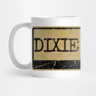 Aliska text black retro - Dixie Mug